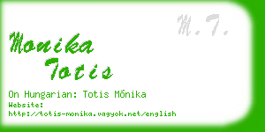 monika totis business card